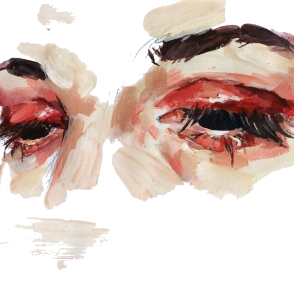 Рисование мазками акварелью