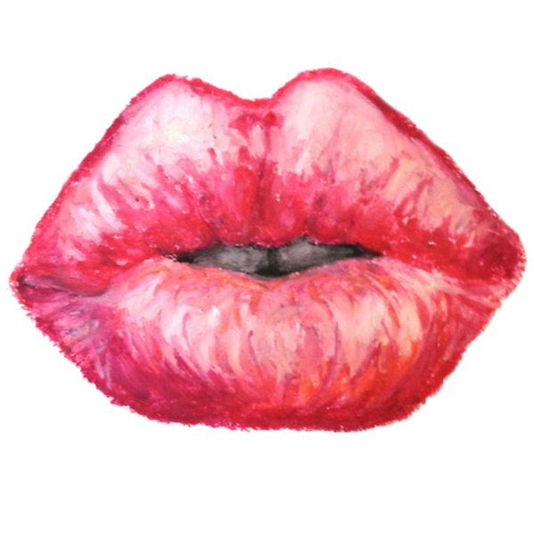 Губы рисунок