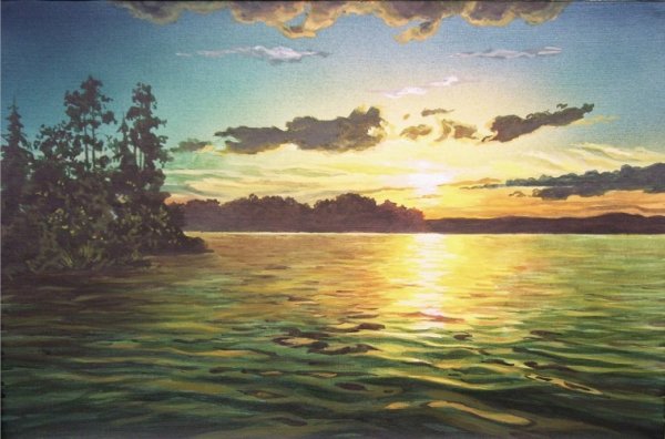Самохвалов Александр художник картины закат