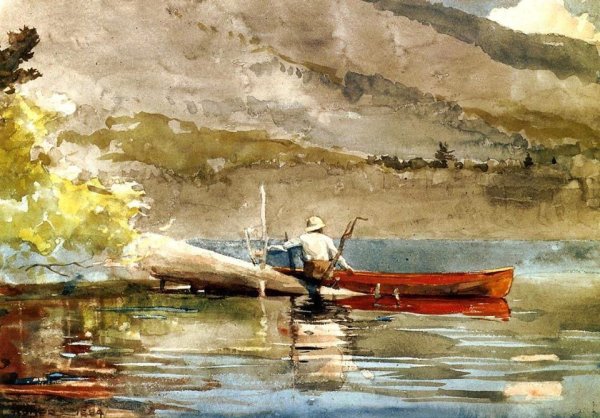 Художник Winslow Homer акварели