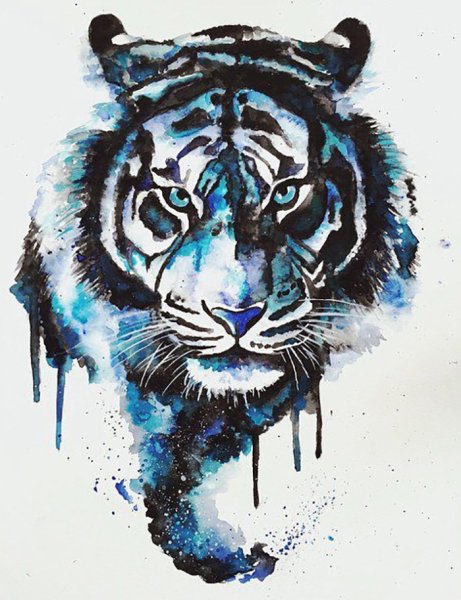 Стилизованный тигр