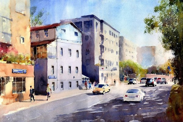 Акварели Владимира Тупоршина