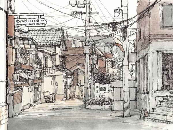 Городские Наброски