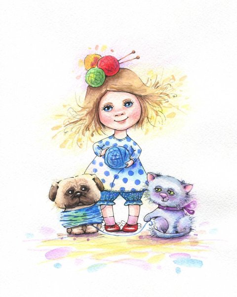 Акварели Виктории Кирдий