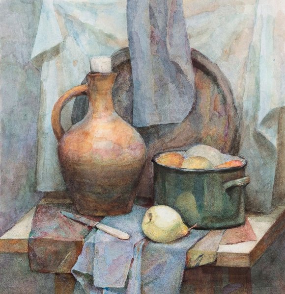 Иогансона лицей натюрморт акварелью