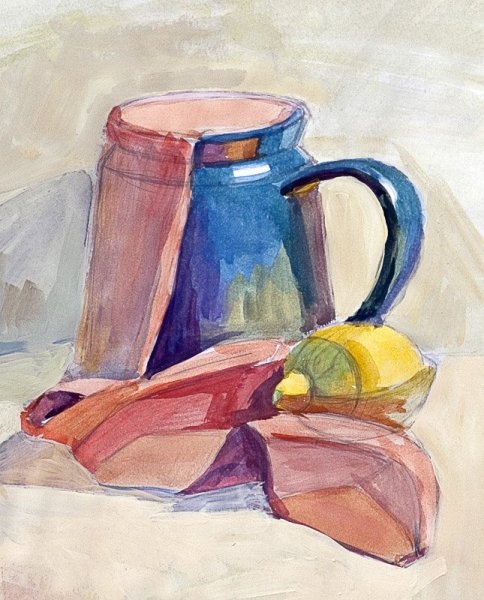 Натюрморт акварелью