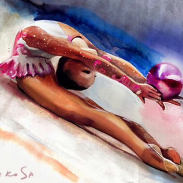 Гимнастки в живописи