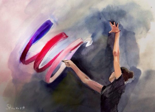 Художественная гимнастика рисунки