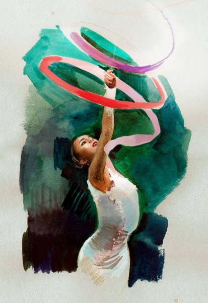 Гимнастки в живописи