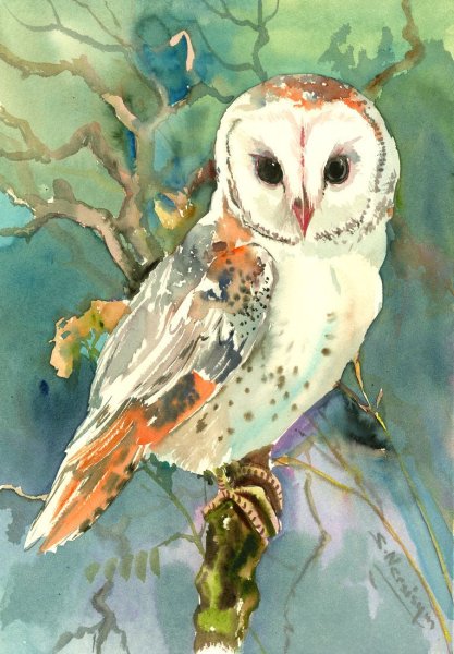 Сова для декупажа