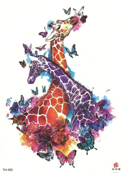 Скетчинг Жираф