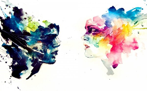 Креативные рисунки акварелью