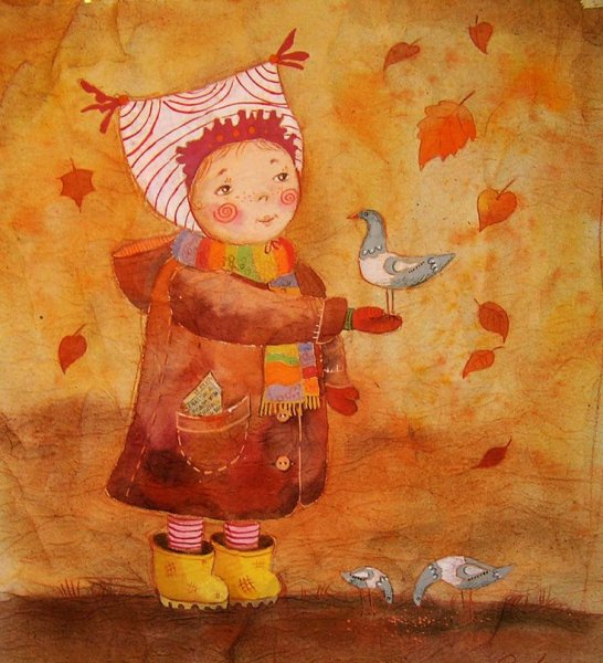 Художник Анастасия Столбова осень