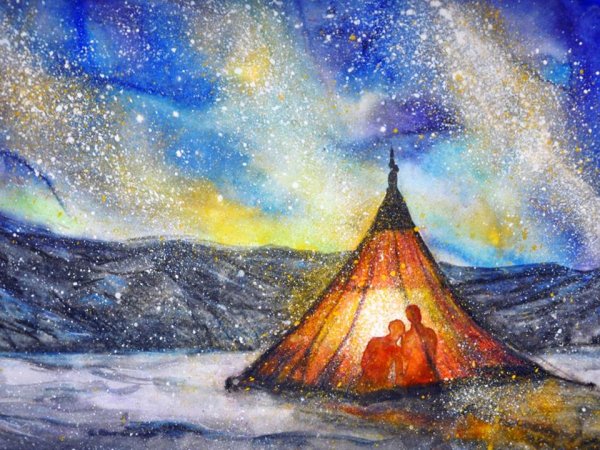 Север рисунок