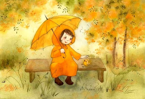 Картины Виктории Кирдий осень