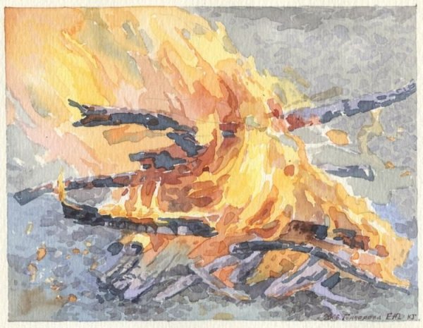 Огонь в изобразительном искусстве