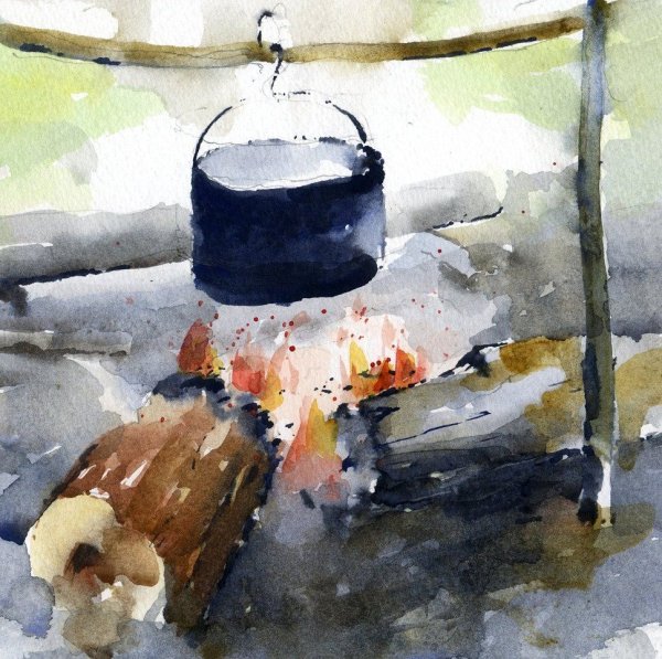 Владимир Тупоршин акварели натюрморты