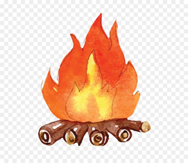 Дети у костра