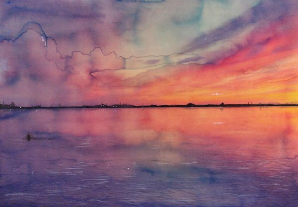 Сергей Минаев художник картина рассвет