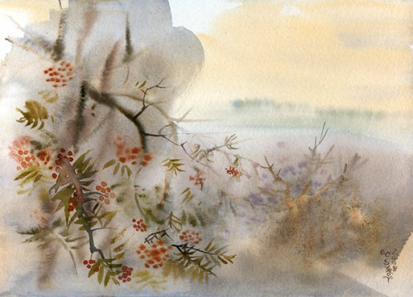 Художник-самоучка Roselyne Farail