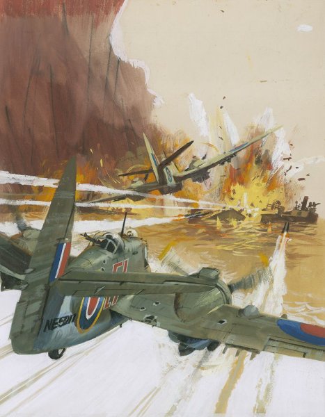 Воздушный бой художник - Андрей Лубянов