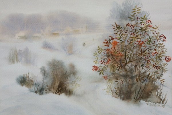 Художник Александр Ходюков акварели