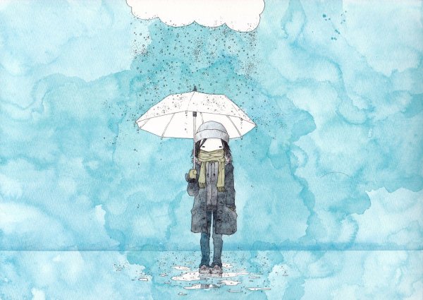 Детские иллюстрации акварелью