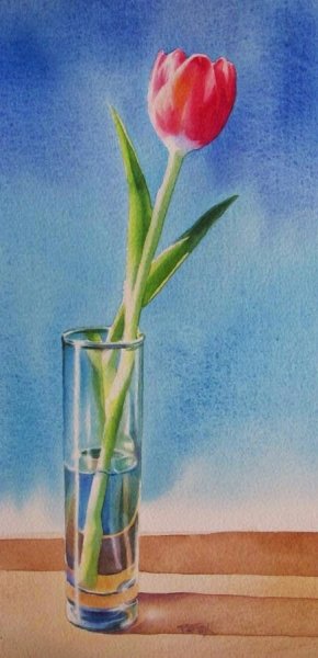 Цветочный натюрморт легкий