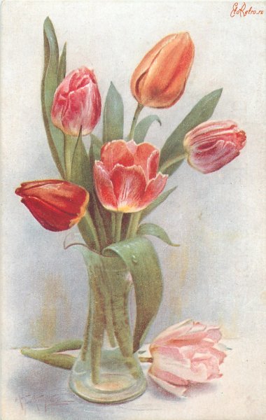 Художник любовь Титова цветы