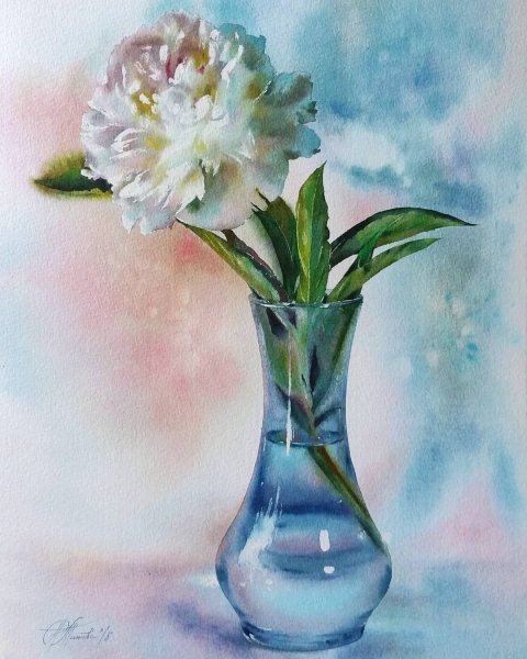 Картины Анастасии Бесединой полевой букет