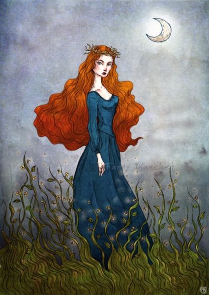 Предметы ведьм в акварели