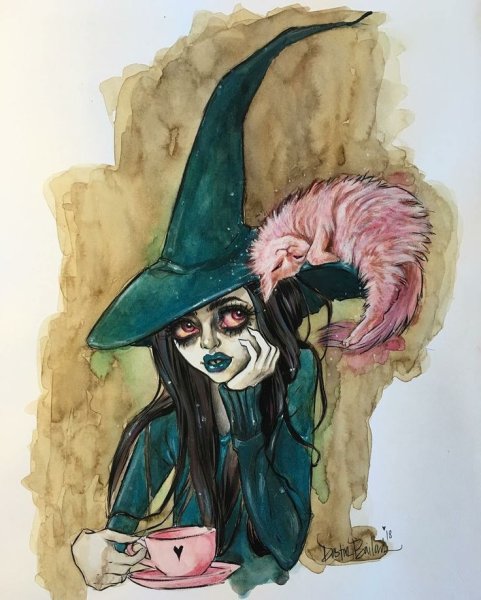 Ведьмочки на Хэллоуин