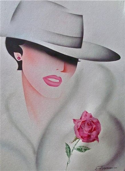 Девушка рисунок