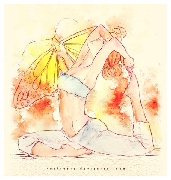 Йога картинки нарисованные