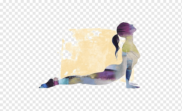 Йога рисуем акварелью