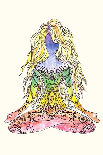 Медитативное рисование акварелью