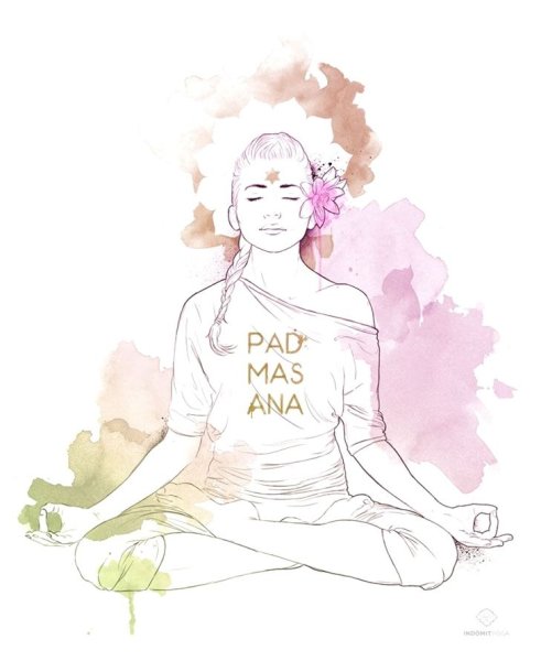 Йога рисунок