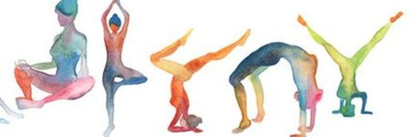 Иллюстрации йога стиль