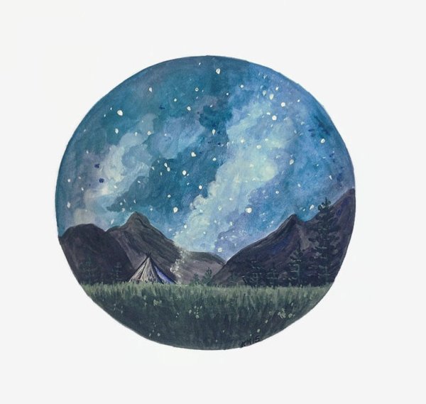 Пейзаж в круге