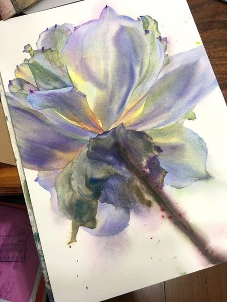 Перламутровая акварель