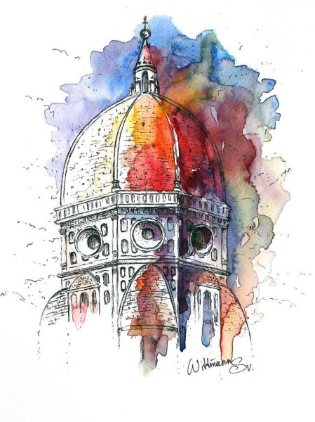 Акварельные зарисовки