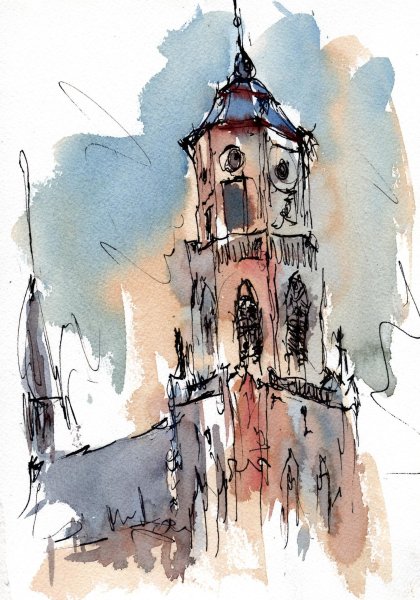 Акварельные зарисовки