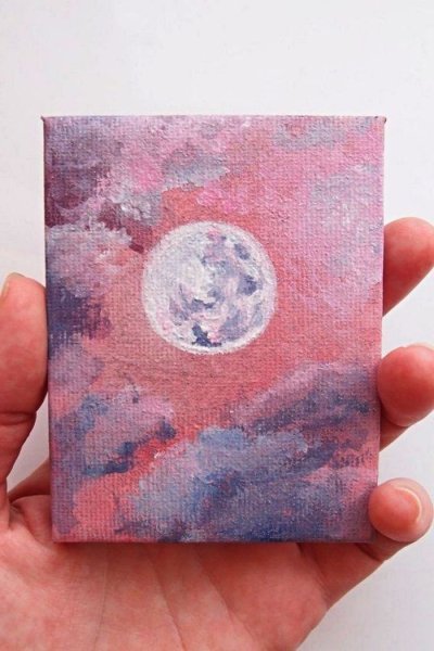 Рисунки перламутровым акрилом