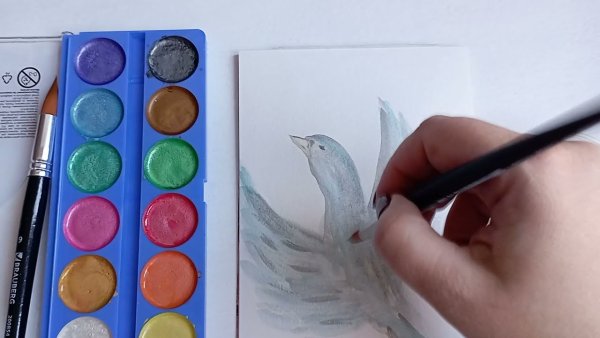 Перламутровые краски рисования акварелью