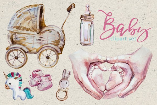 Рисунок погремушки акварелью