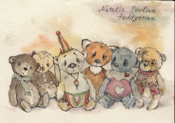 Инга Измайлова иллюстрации мишки