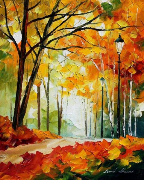 Поэтапное рисование пейза