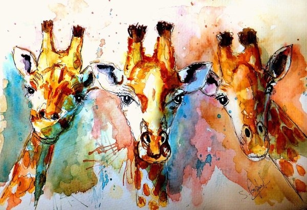 Арт картины Жираф