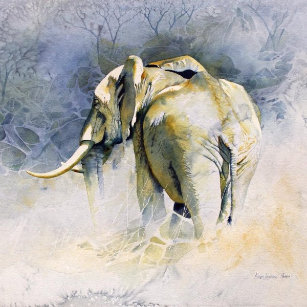 Карен Лоуренс акварель