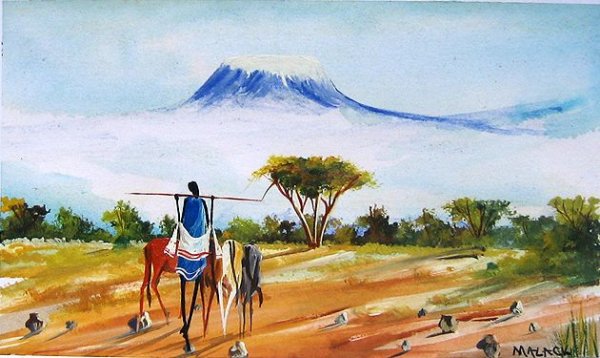 Килиманджаро в живописи